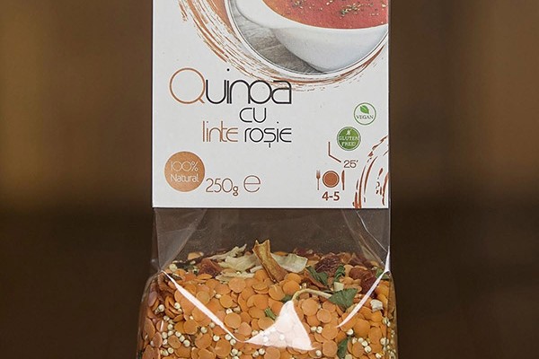 Quinoa cu linte roșie