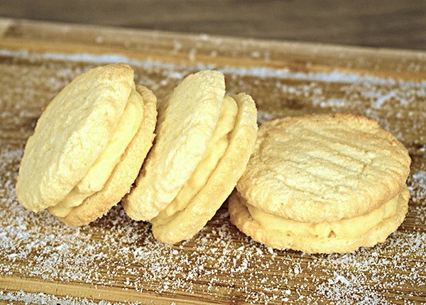 Biscuiți din cocos cu cremă de vanilie (low carb) (300 g)