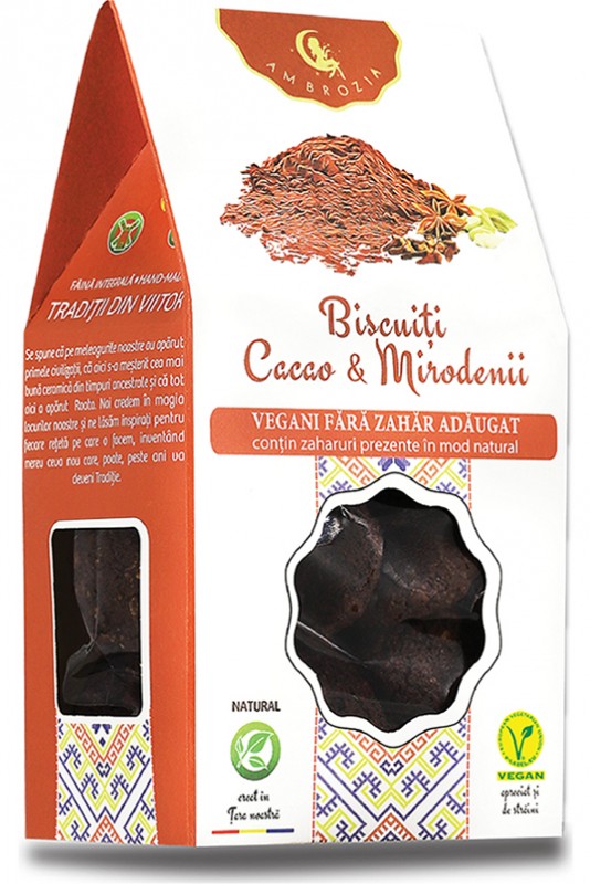 Biscuiți Vegani Cacao & Mirodenii (150 g)
