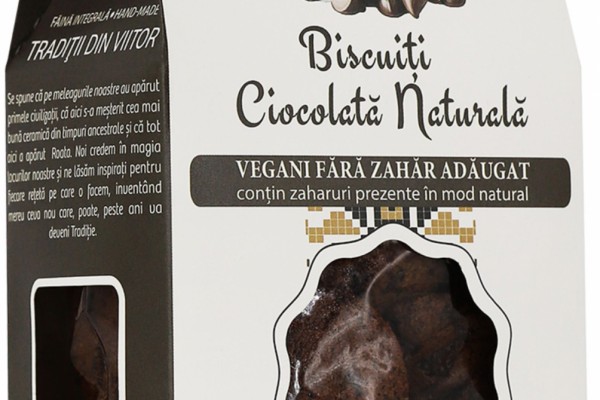 Biscuiți vegani Ciocolată Naturală