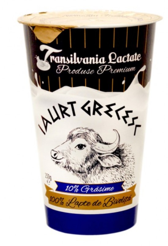 Iaurt grecesc 10% grasime din lapte de bivolita (250 g)